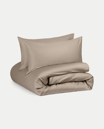 Duvet Cover Set Egyptian Cotton Sateen 400 TC | Champagne
