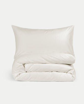 Duvet Cover Set Egyptian Cotton Sateen 400 TC | Cream