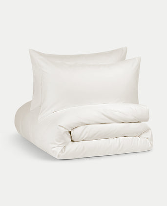 Duvet Cover Set Egyptian Cotton Sateen 400 TC | Cream