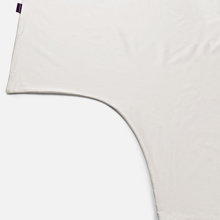 Duvet Cover Set & Fitted Sheet Egyptian Cotton Sateen | Cream
