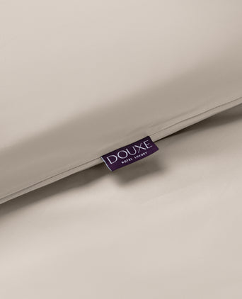 Duvet Cover Set Egyptian Cotton Percale 400 TC | Latte