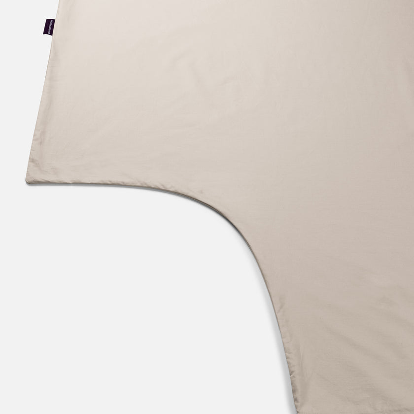 Duvet Cover Set & Fitted Sheet Percale | Latte
