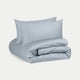 Duvet Cover Set Egyptian Cotton Sateen 400 TC | Misty Blue | Outlet