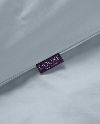 Duvet Cover Set Egyptian Cotton Sateen 400 TC | Misty Blue | Outlet