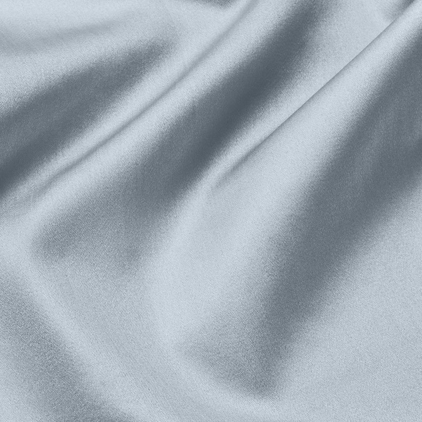 Duvet Cover Set Egyptian Cotton Sateen 400 TC | Misty Blue | Outlet