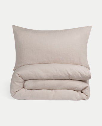 Duvet cover set Washed Linen | Oat