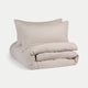 Duvet Cover Set & Fitted Sheet Washed Linen | Oat