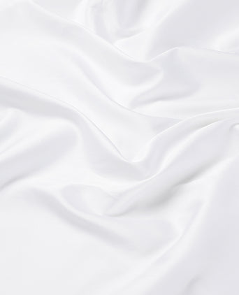 Okura Duvet Cover Set Egyptian Cotton 600TC Sateen | White