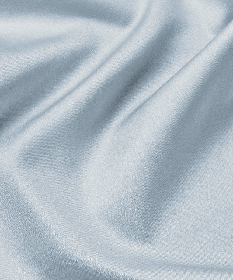 Duvet Cover Set & Fitted Sheet Sateen | Pastel Blue