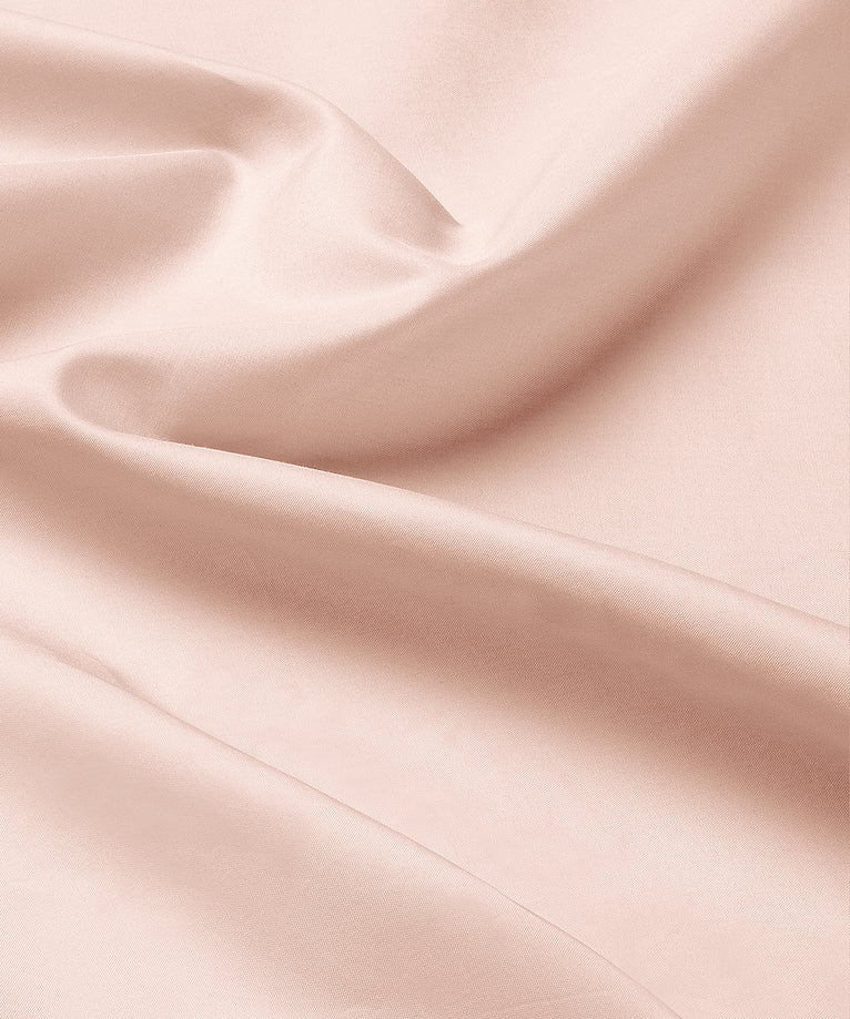 Duvet Cover Set & Fitted Sheet Percale | Blush Pink