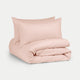 Duvet Cover Set Egyptian Cotton Percale 400 TC | Blush Pink