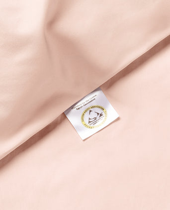 Duvet Cover Set Egyptian Cotton Percale 400 TC | Blush Pink