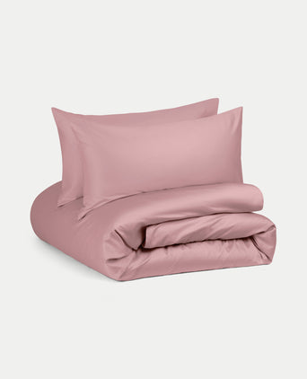 Duvet Cover Set Egyptian Cotton Sateen 400 TC | Blush Pink
