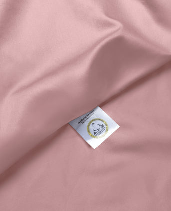 Duvet Cover Set & Fitted Sheet Egyptian Cotton Sateen | Blush Pink