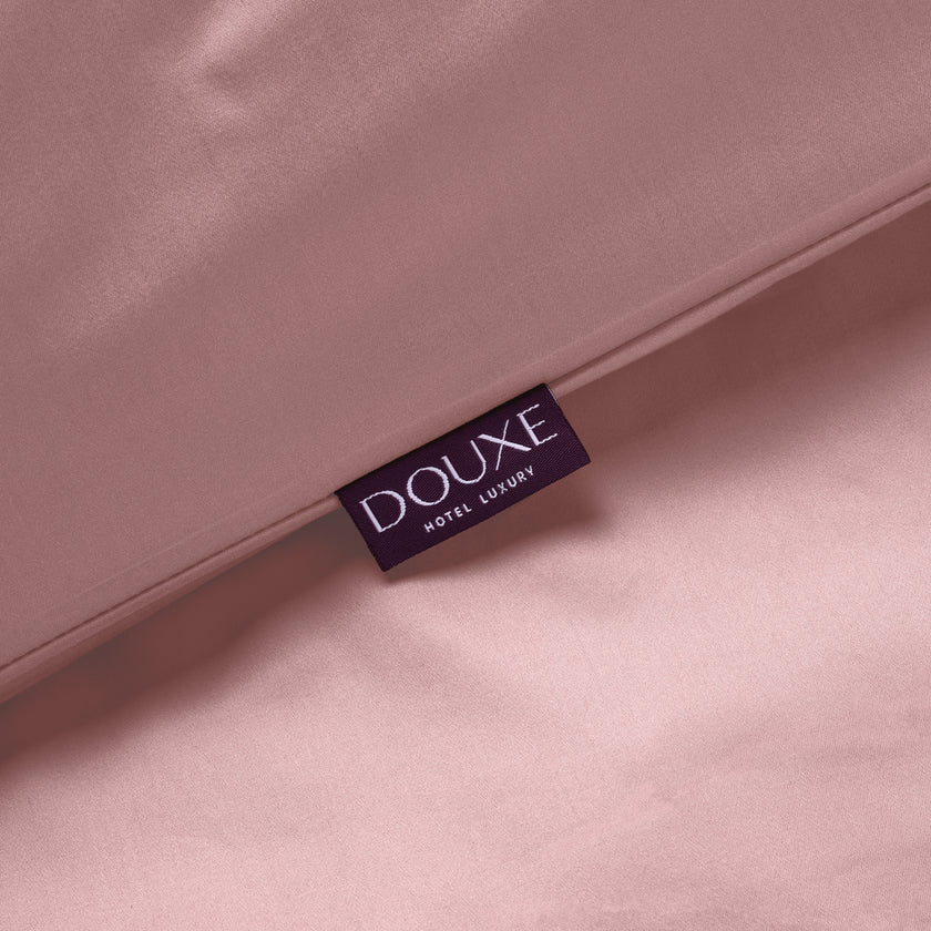 Duvet Cover Set & Fitted Sheet Egyptian Cotton Sateen | Blush Pink