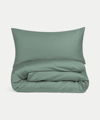 Duvet Cover Set Egyptian Cotton Sateen 400 TC | Sage Green