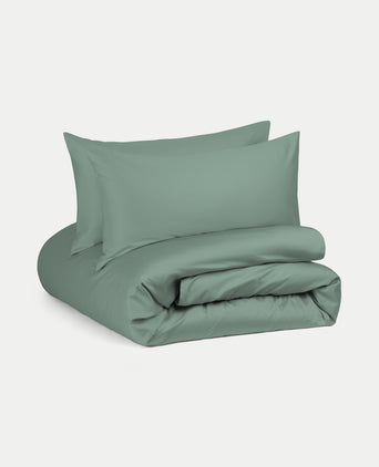 Duvet Cover Egyptian Cotton Sateen 400 TC | Sage Green