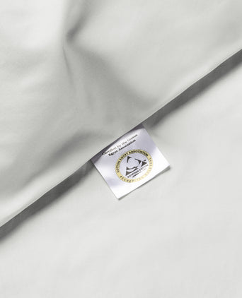 Duvet Cover Set & Fitted Sheet Percale | Silver Grey