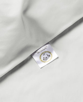 Set of 2 Pillowcases Egyptian Cotton Percale 400TC | Silver Grey