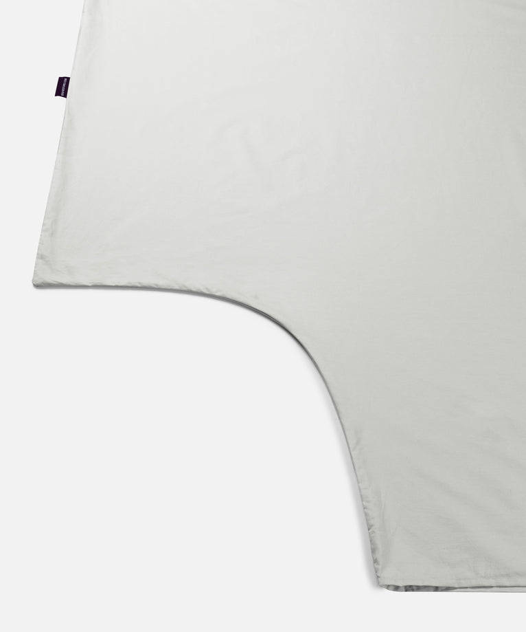 Duvet Cover Set 400TC Percale Egyptian Cotton | Silver Grey