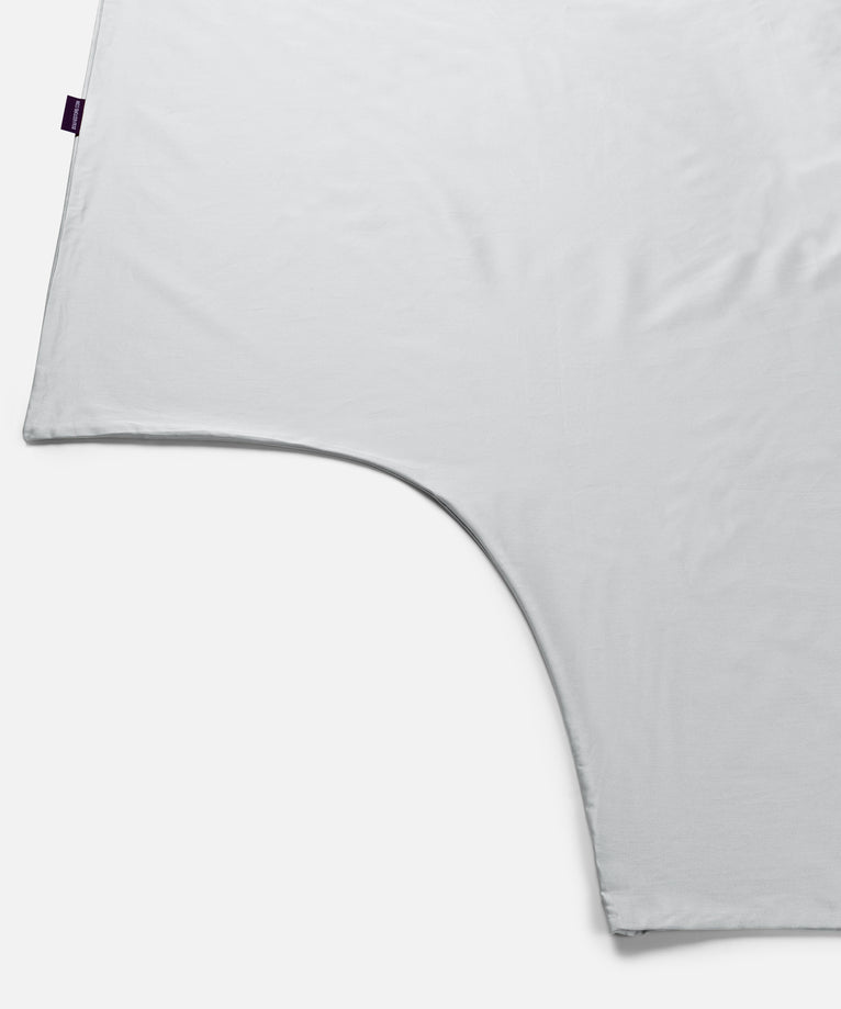 Duvet Cover Set Egyptian Cotton Sateen 400 TC | Silver Grey