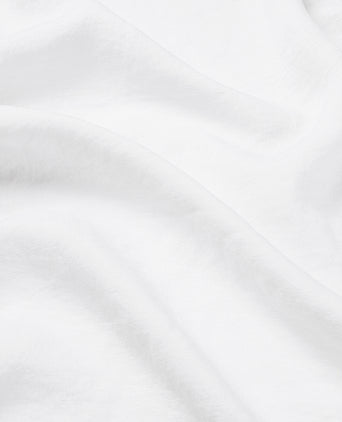 Duvet Cover Set & Fitted Sheet Washed Linen | White
