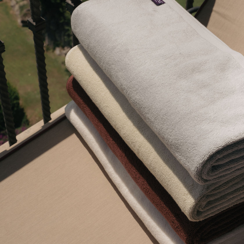 Towel zero-twist cotton 100x150 cm | Chestnut