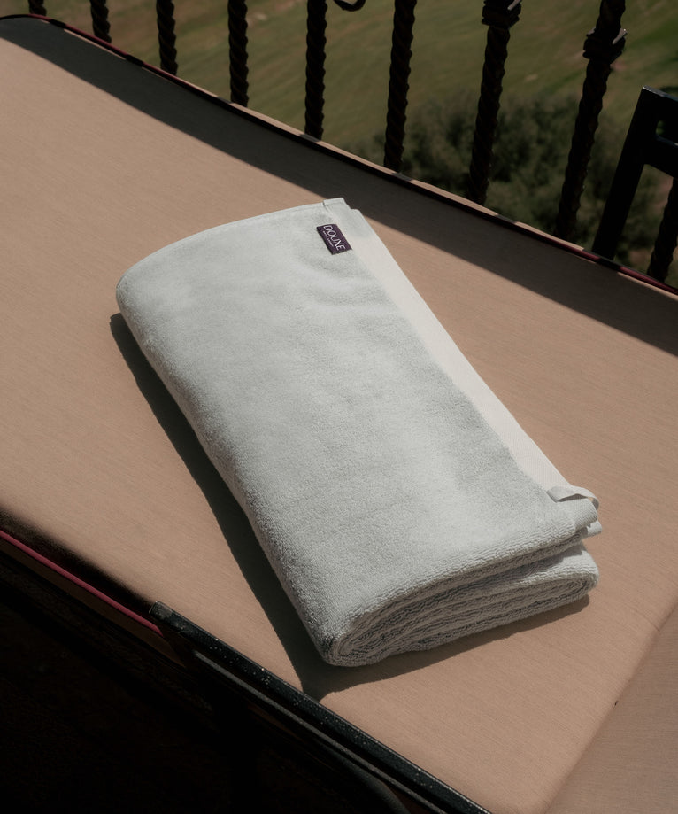 Towel zero-twist cotton 100x180 cm | Silver Grey
