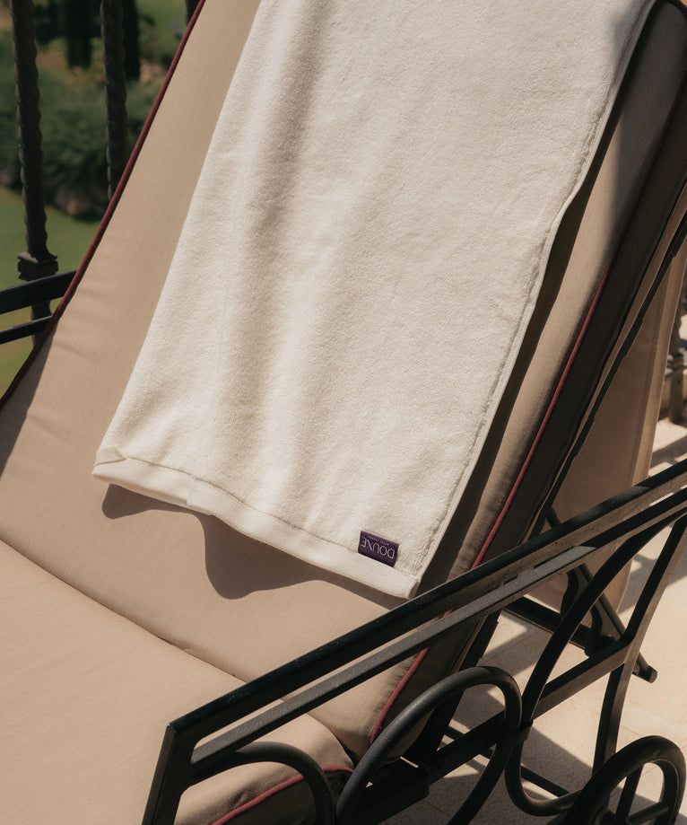 Towel zero-twist cotton 100x150 cm | White