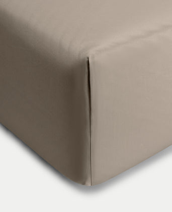 Fitted Sheet Egyptian Cotton Sateen 400TC | Champagne