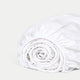 Duvet Cover Set & Fitted Sheet Washed Linen | White