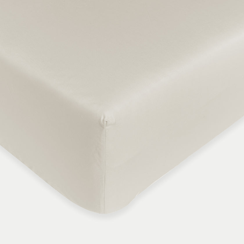 Duvet Cover Set & Fitted Sheet Percale | Greige
