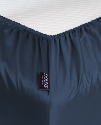 Duvet Cover Set & Fitted Sheet Sateen | Harbour Blue
