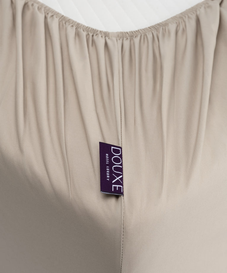 Duvet Cover Set & Fitted Sheet Percale | Latte