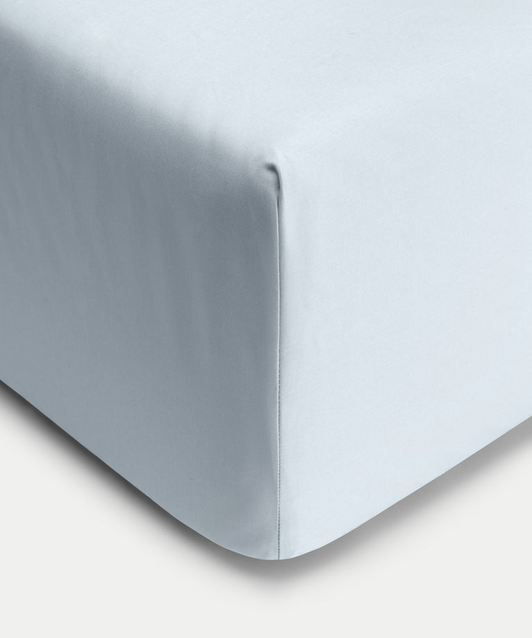 Duvet Cover Set & Fitted Sheet Percale | Pastel Blue