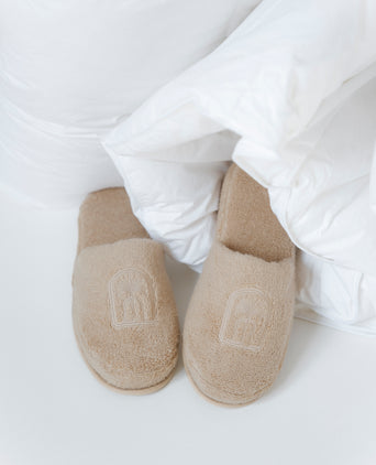 Luxury Hotel slippers | Latte