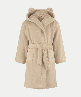 Bathrobe Kids zero-twist cotton | Latte