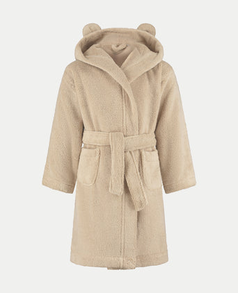 Bathrobe Kids zero-twist cotton | Latte