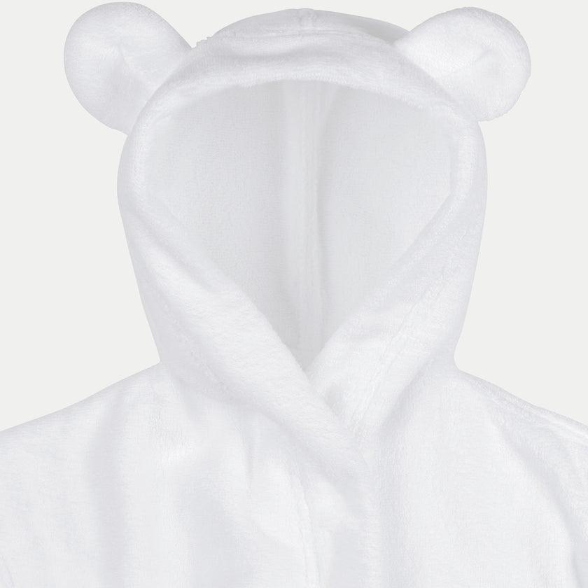 Bathrobe Kids zero-twist cotton | White
