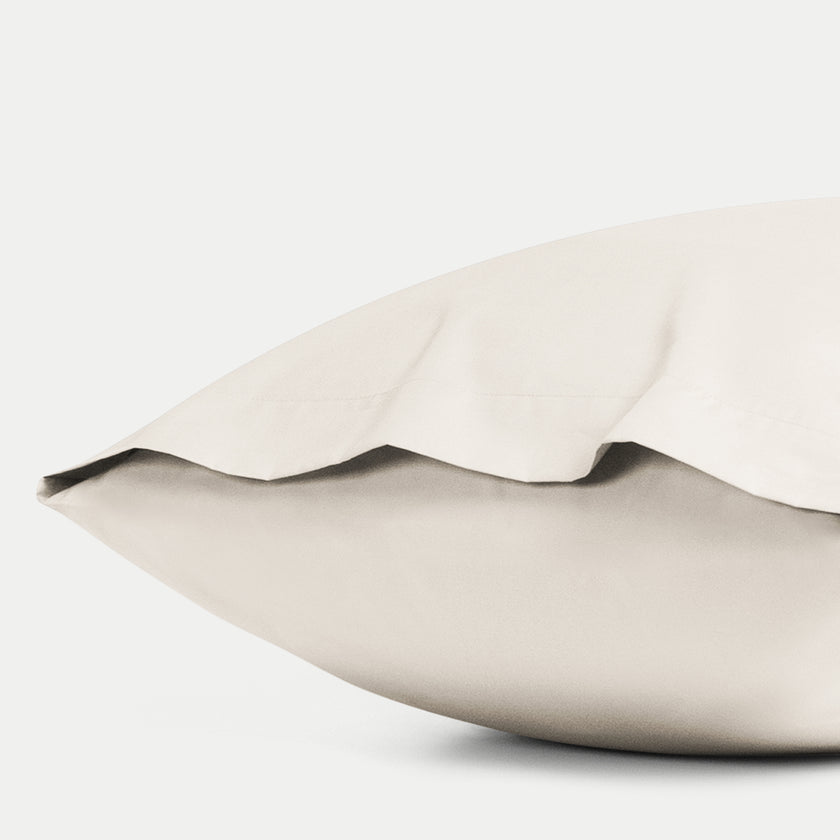 Duvet Cover Set & Fitted Sheet Percale | Chalk White
