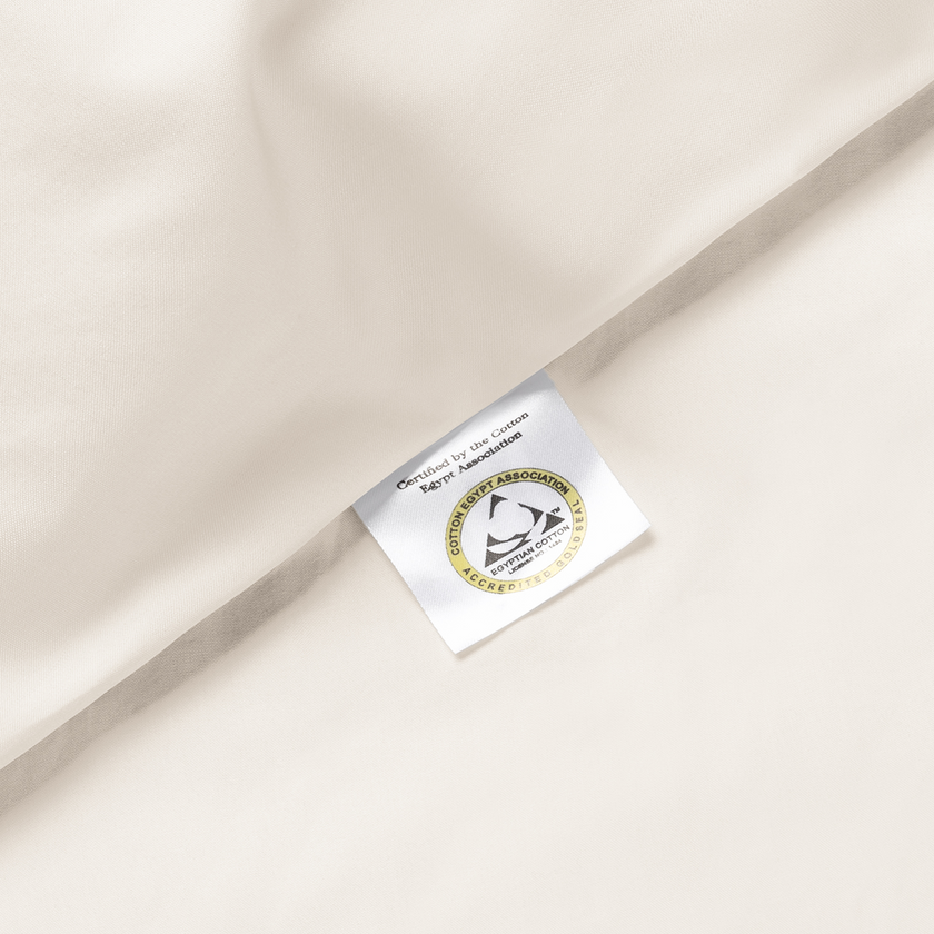 Pillowcase Egyptian cotton Percale 400TC | Chalk White