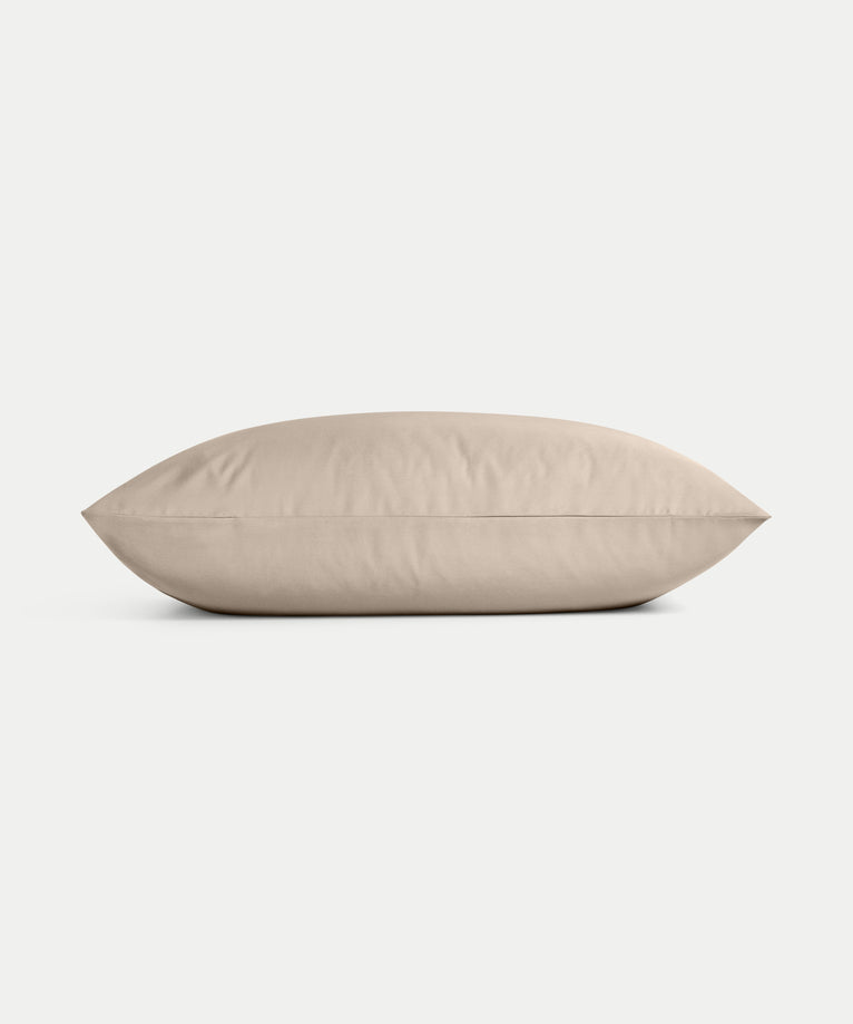 Set of 2 Pillowcases Egyptian Cotton Sateen 400TC | Champagne