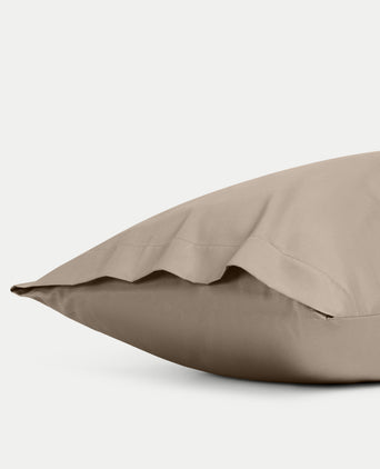 Set of 2 Pillowcases Egyptian Cotton Sateen 400TC | Champagne