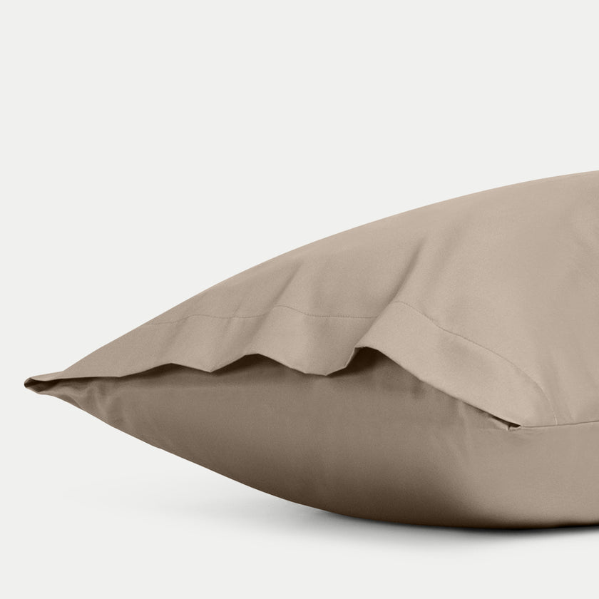 Duvet Cover Set & Fitted Sheet Egyptian Cotton Sateen | Champagne
