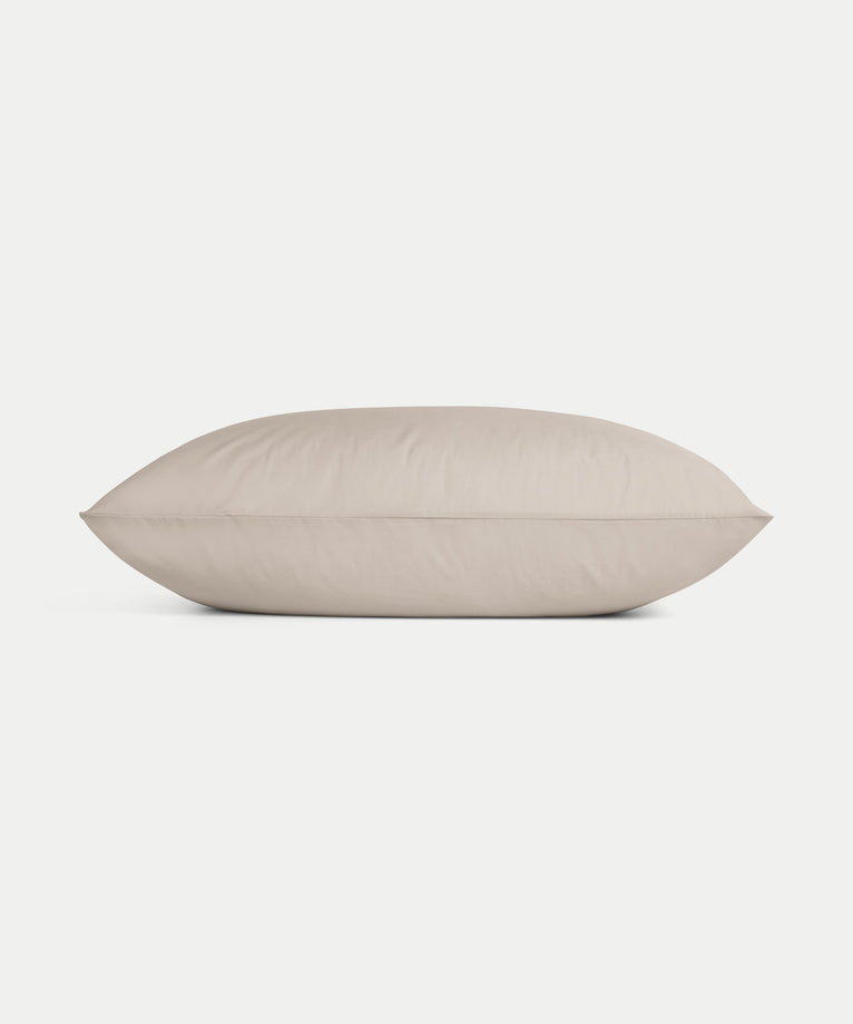 Set of 2 Pillowcases Egyptian Cotton Percale 400TC | Latte
