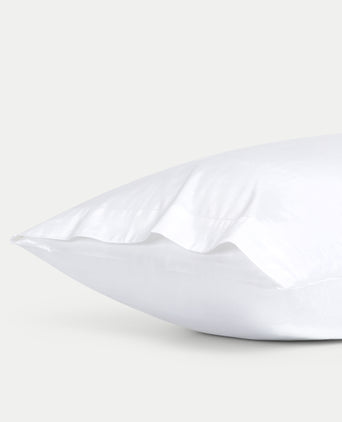 Okura Pillowcase Egyptian Cotton 600TC Sateen | White