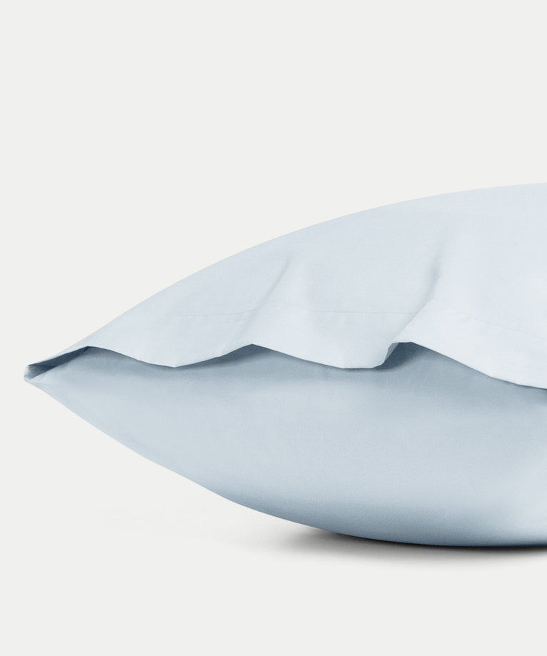 Duvet Cover Set & Fitted Sheet Percale | Pastel Blue
