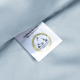 Set of 2 Pillowcases Egyptian Cotton Sateen 400TC | Pastel Blue