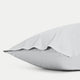 Set of 2 Pillowcases Egyptian Cotton Sateen 400TC | Silver Grey