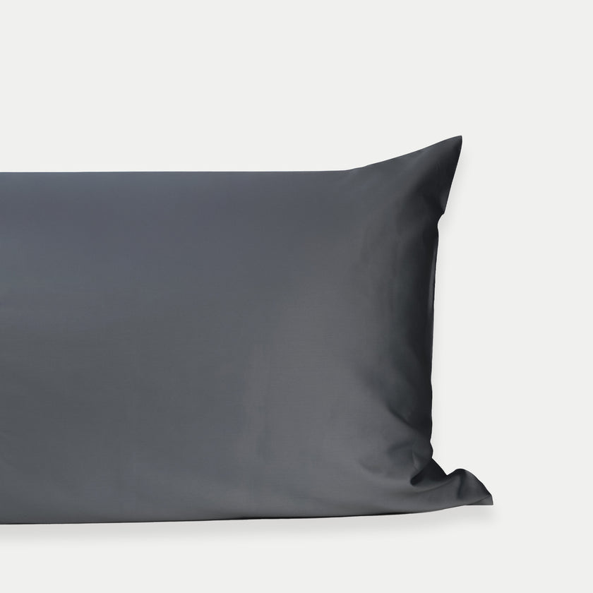 Pillowcase Egyptian Cotton Sateen 400TC | Stormy Grey | Outlet